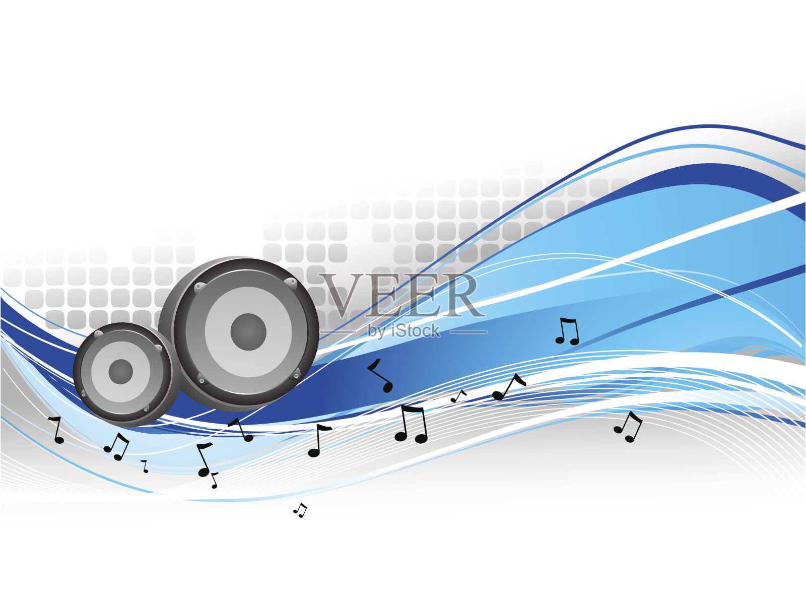 抽象的音乐背景插画图片素材