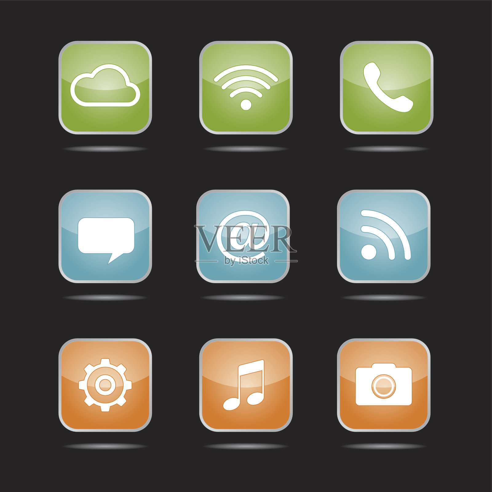 各种手机图标图标素材