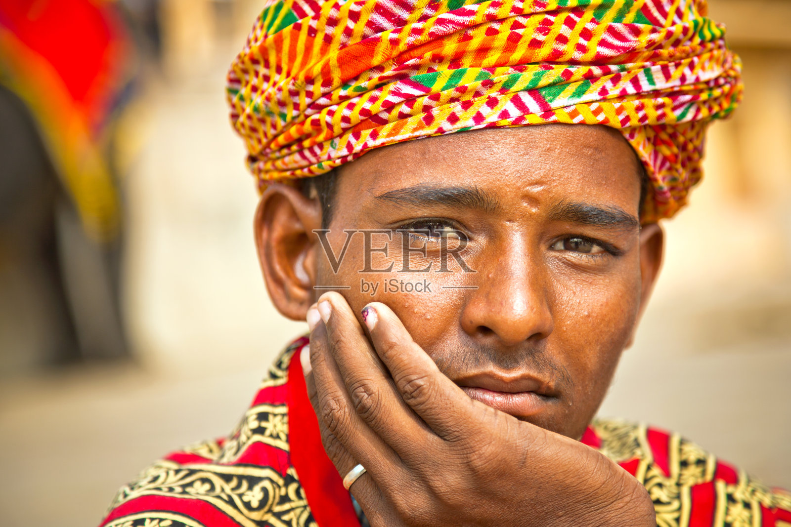 印度男孩照片摄影图片