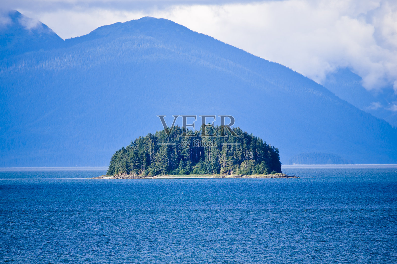 森林岛，内部通道，不列颠哥伦比亚，加拿大照片摄影图片