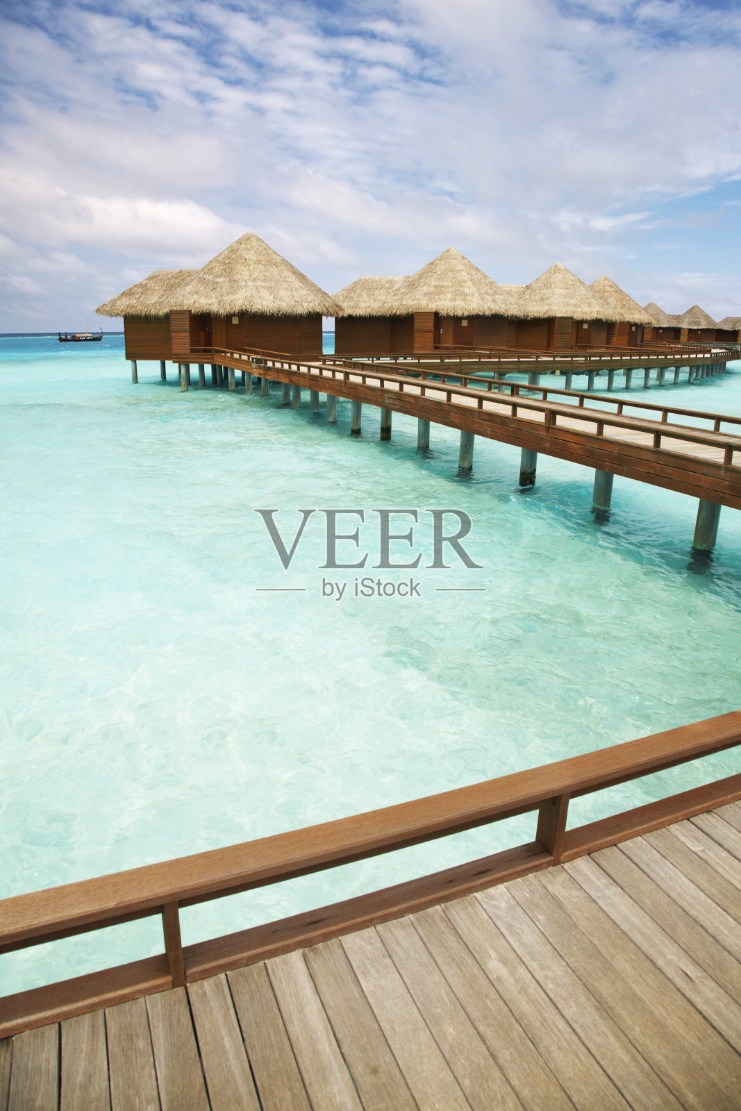 马尔代夫的棚屋照片摄影图片