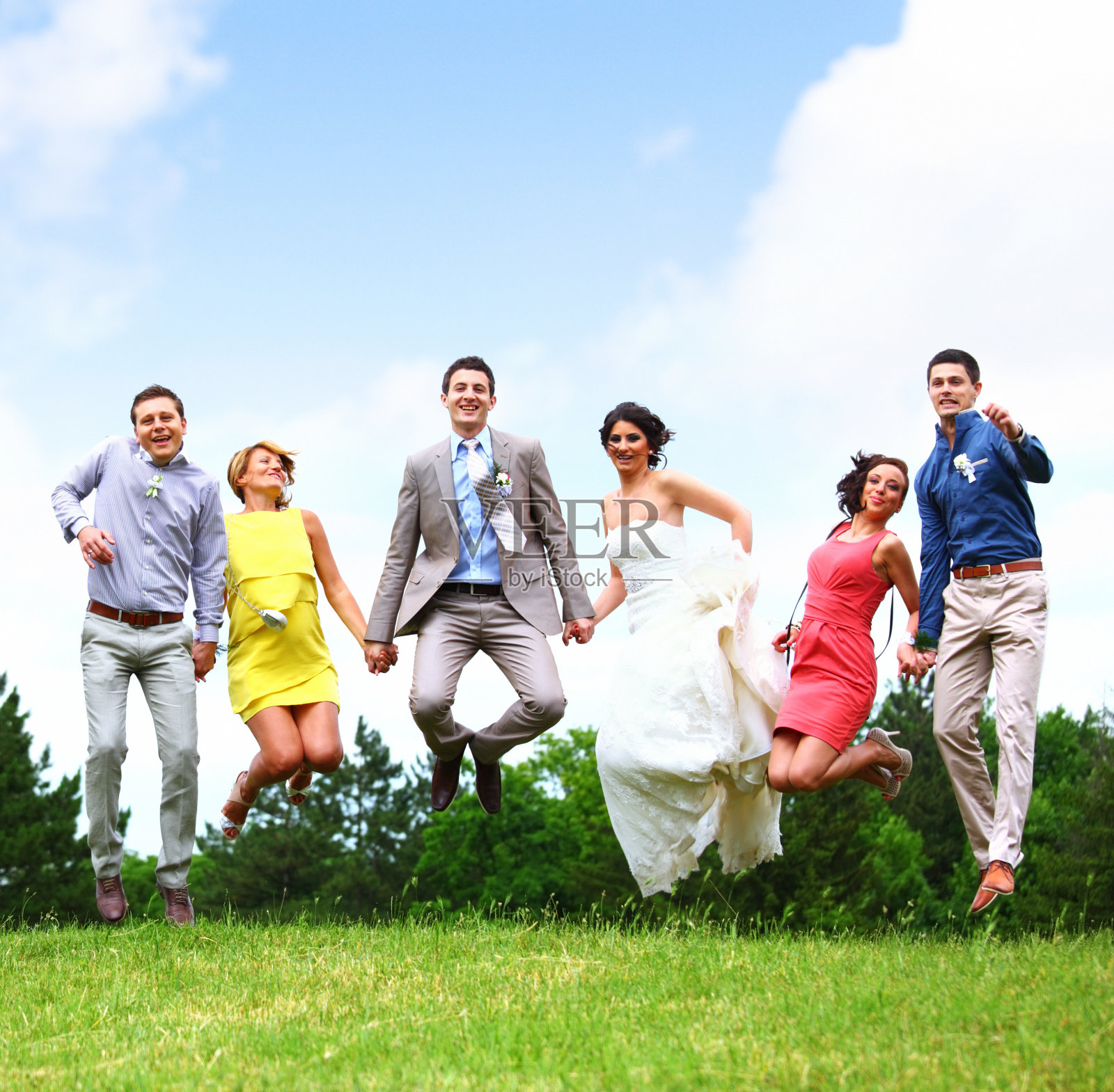 结婚的人。照片摄影图片