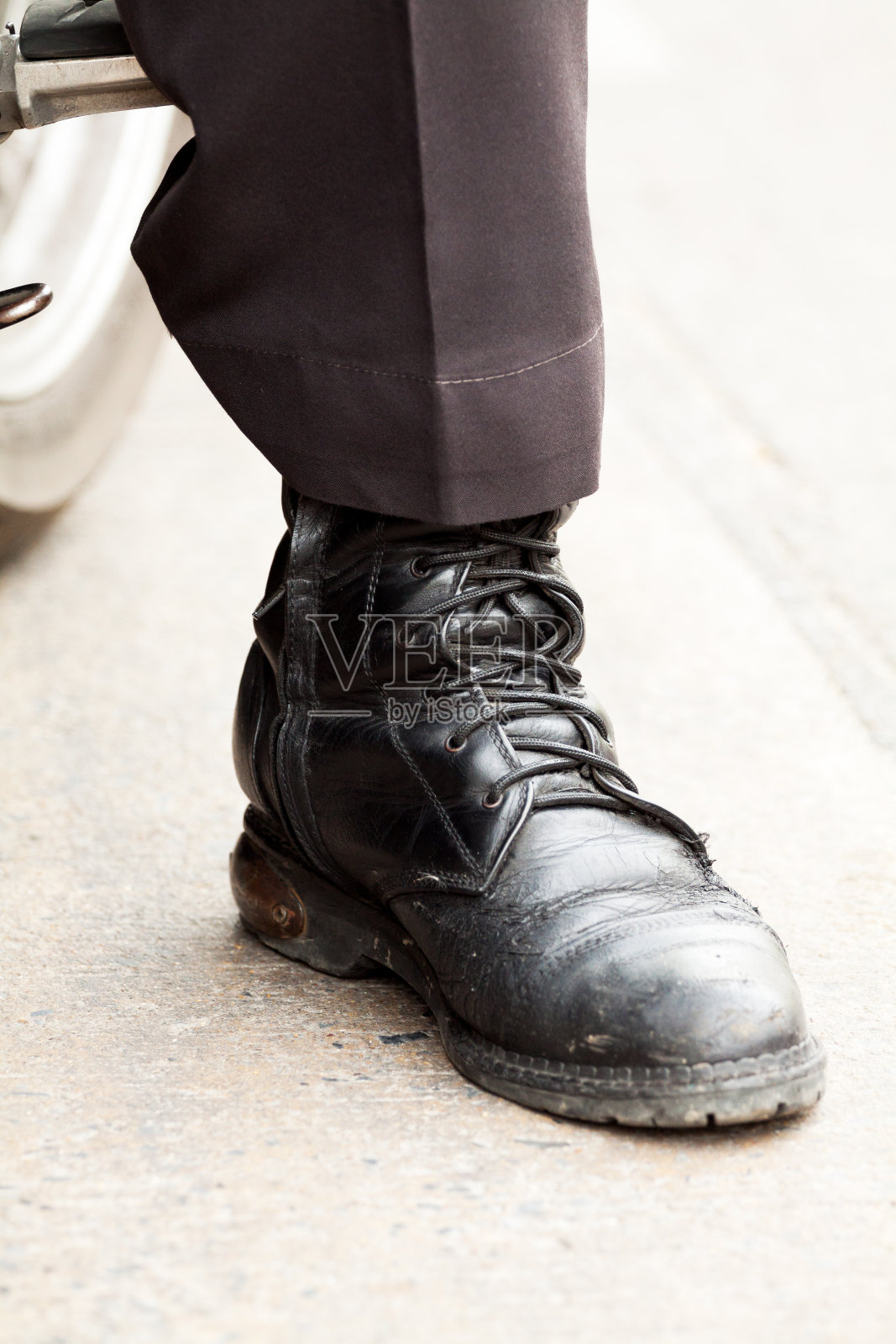 泰国警察的靴子照片摄影图片