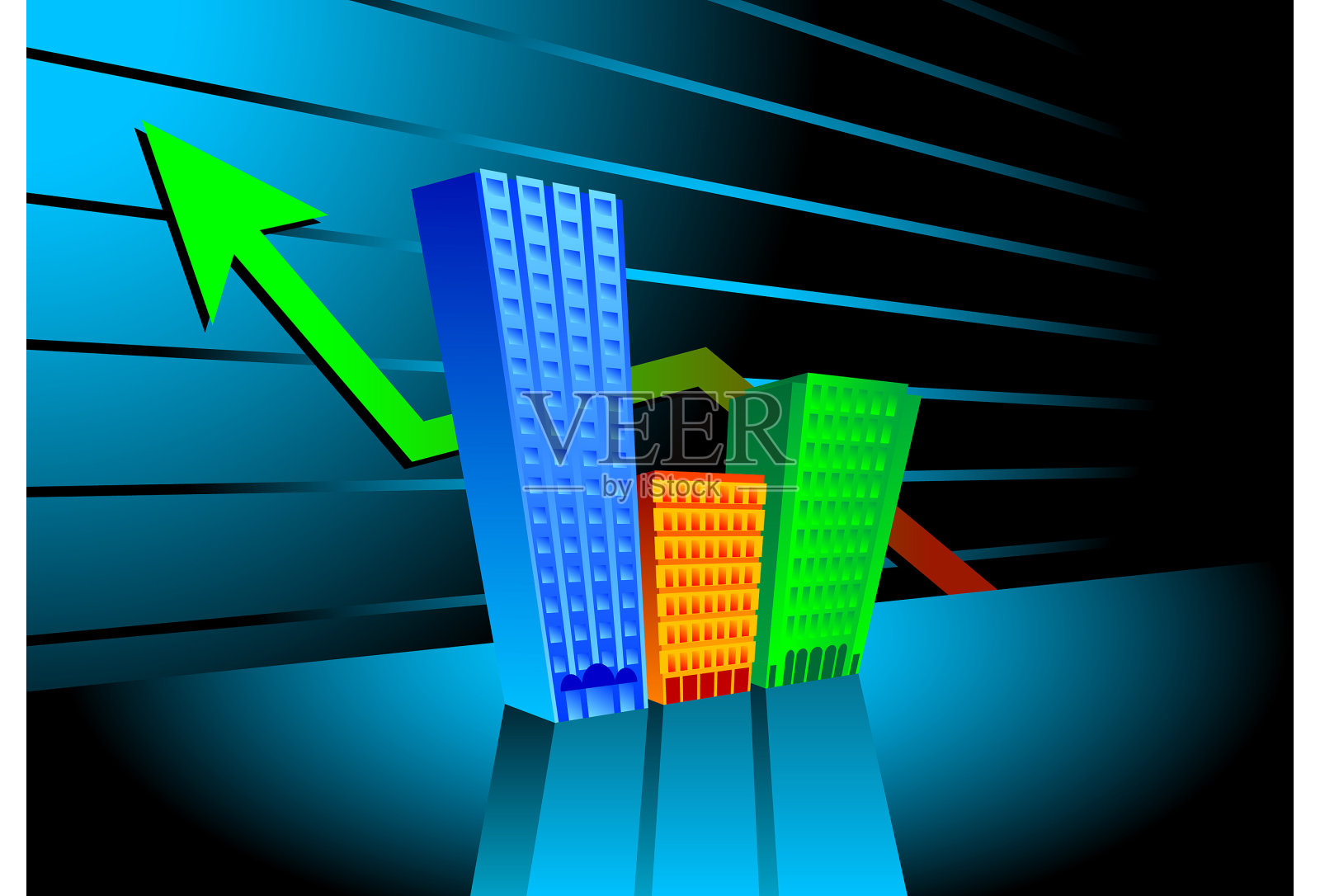 房地产市场插画图片素材