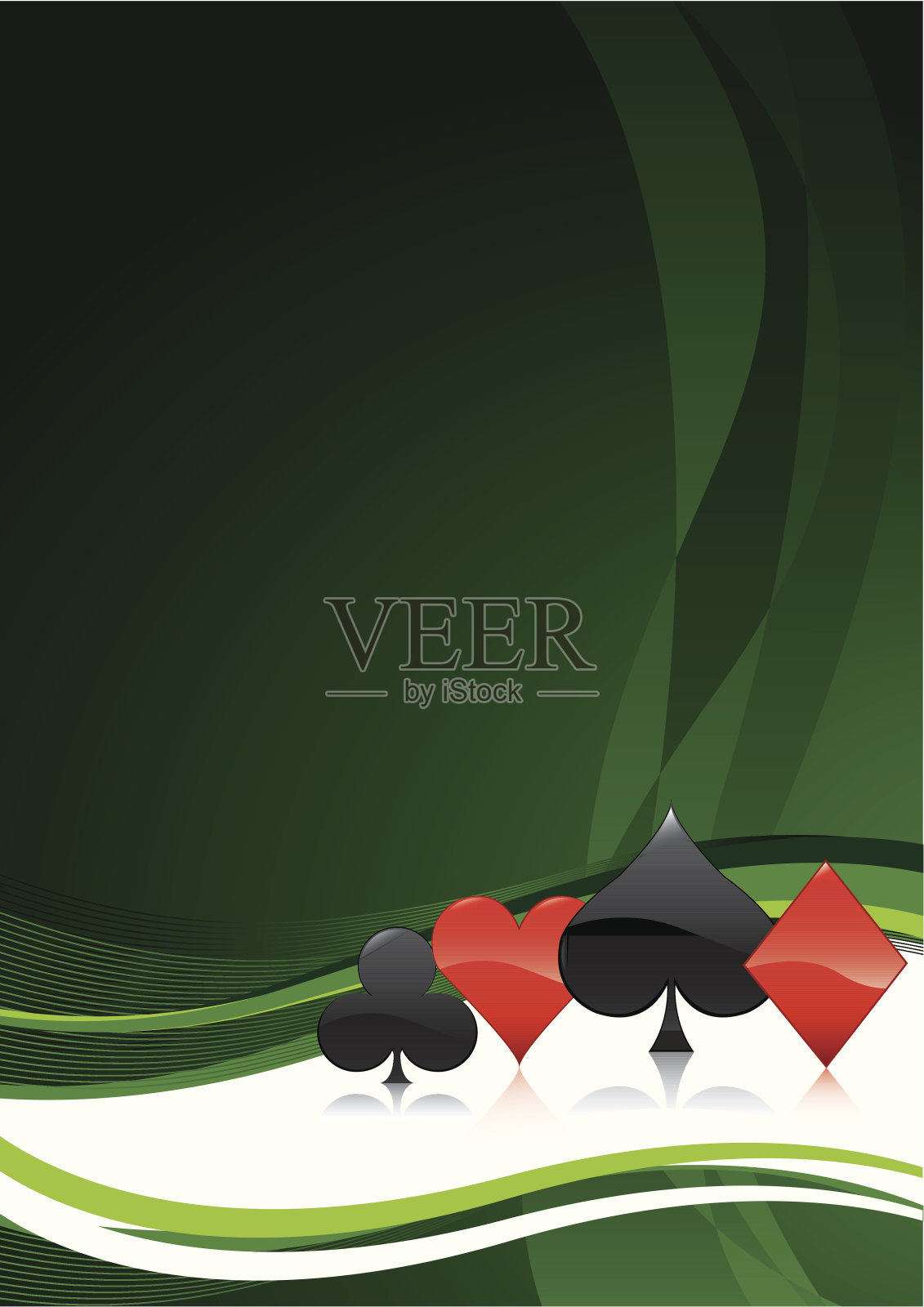 Cardsuits背景插画图片素材