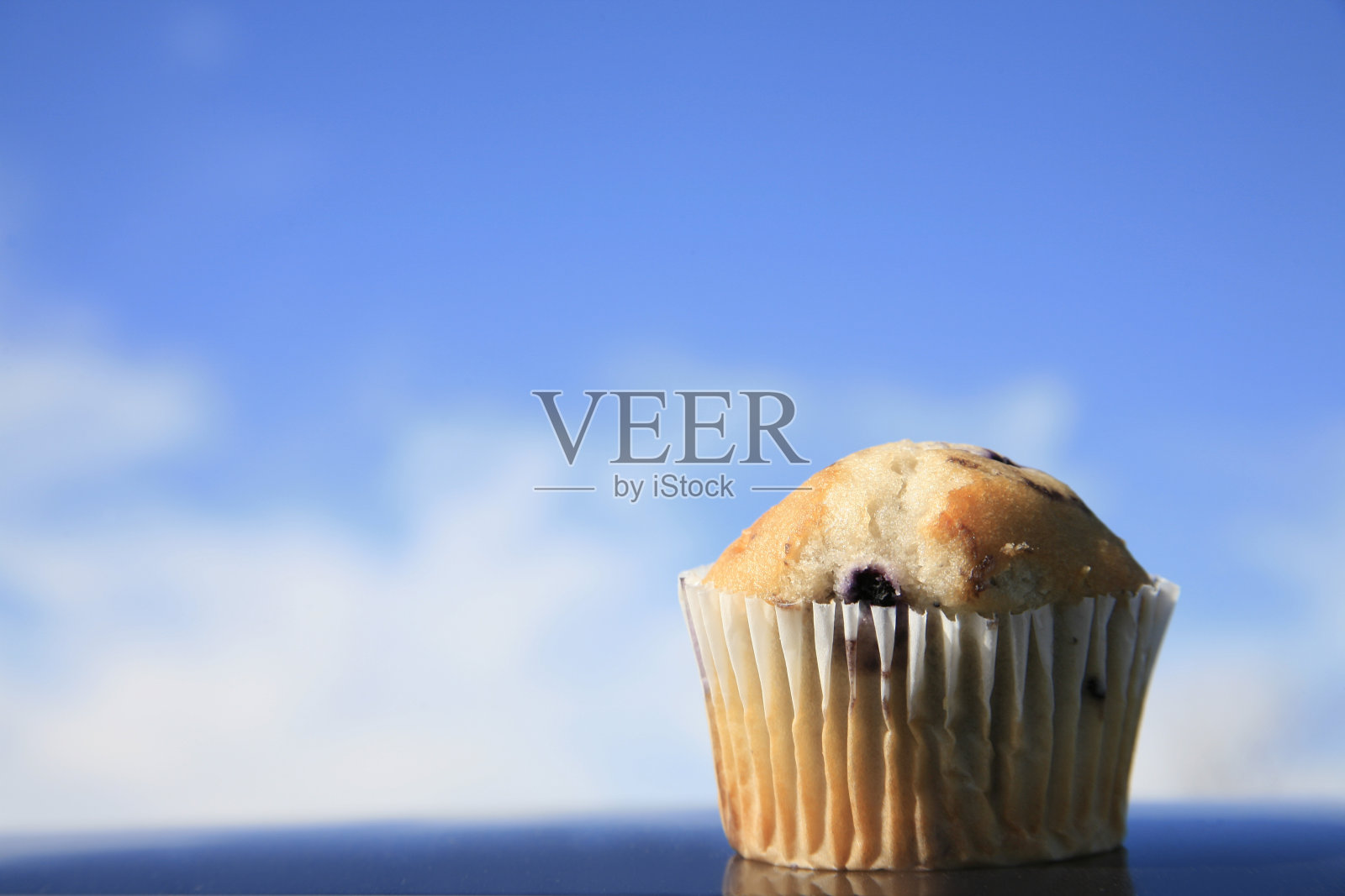 蓝莓松饼照片摄影图片