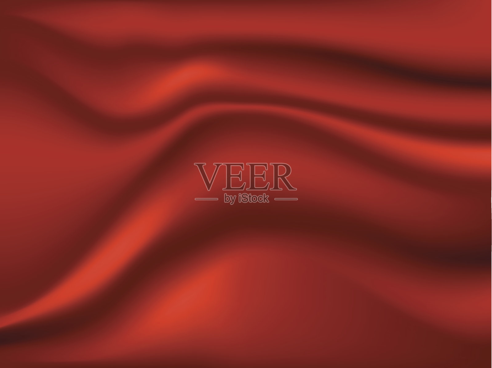 矢量背景-红色丝绸插画图片素材