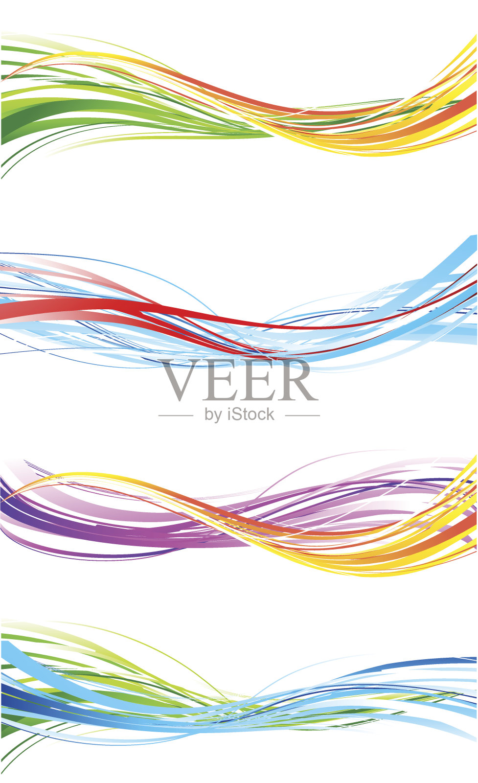 一套抽象横幅插画图片素材