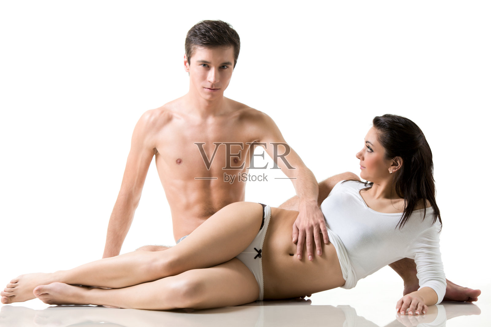 亲密的情侣照片摄影图片