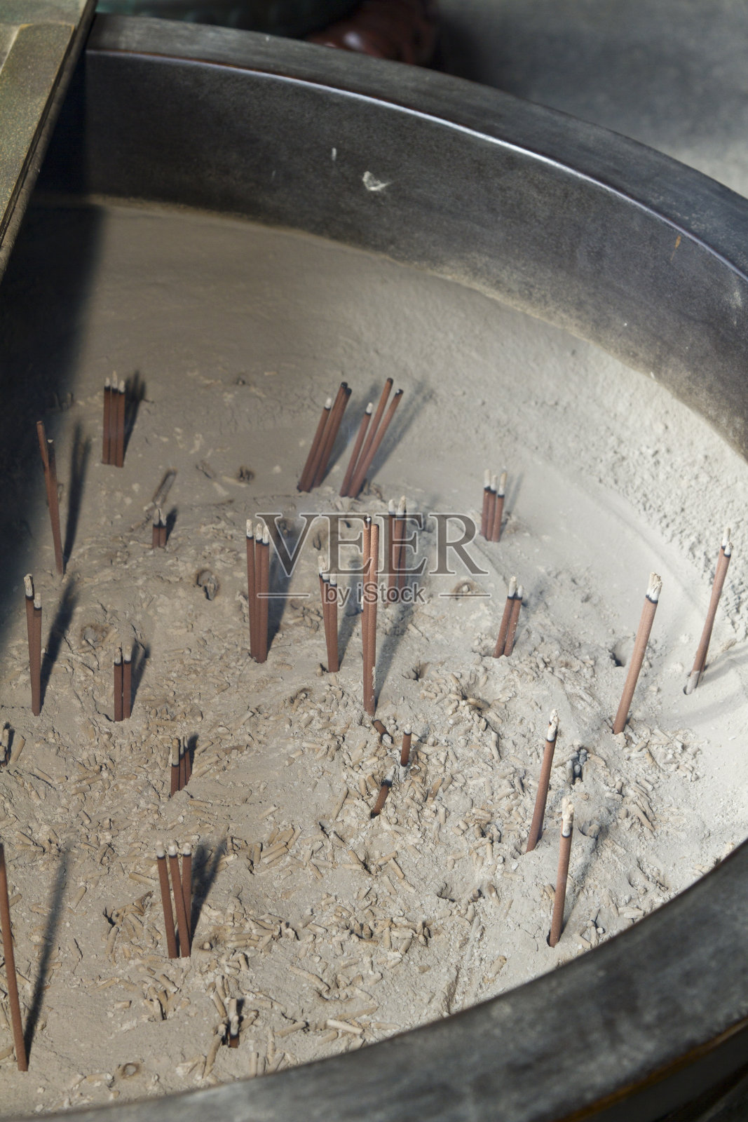 香燃烧照片摄影图片