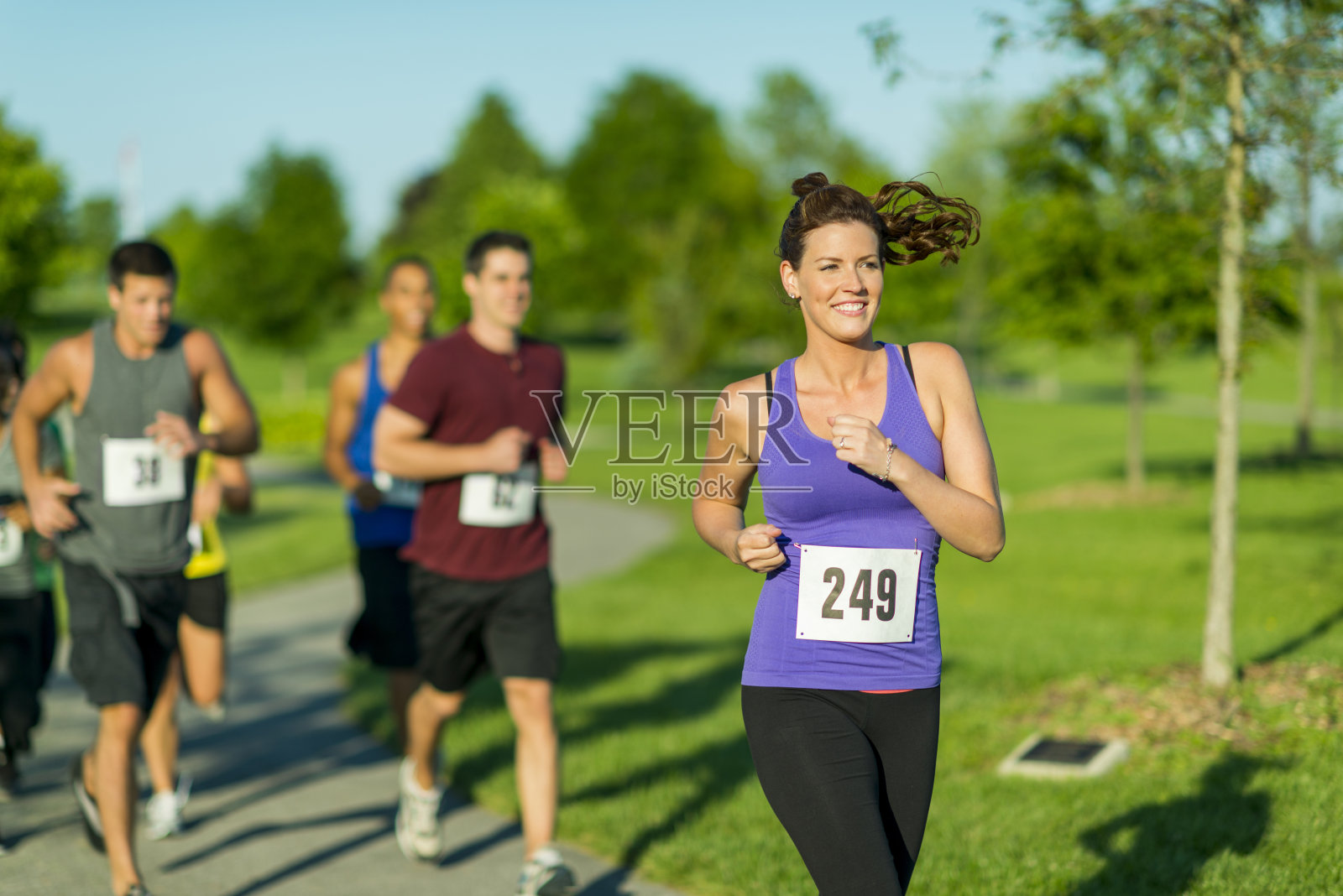 越野比赛照片摄影图片