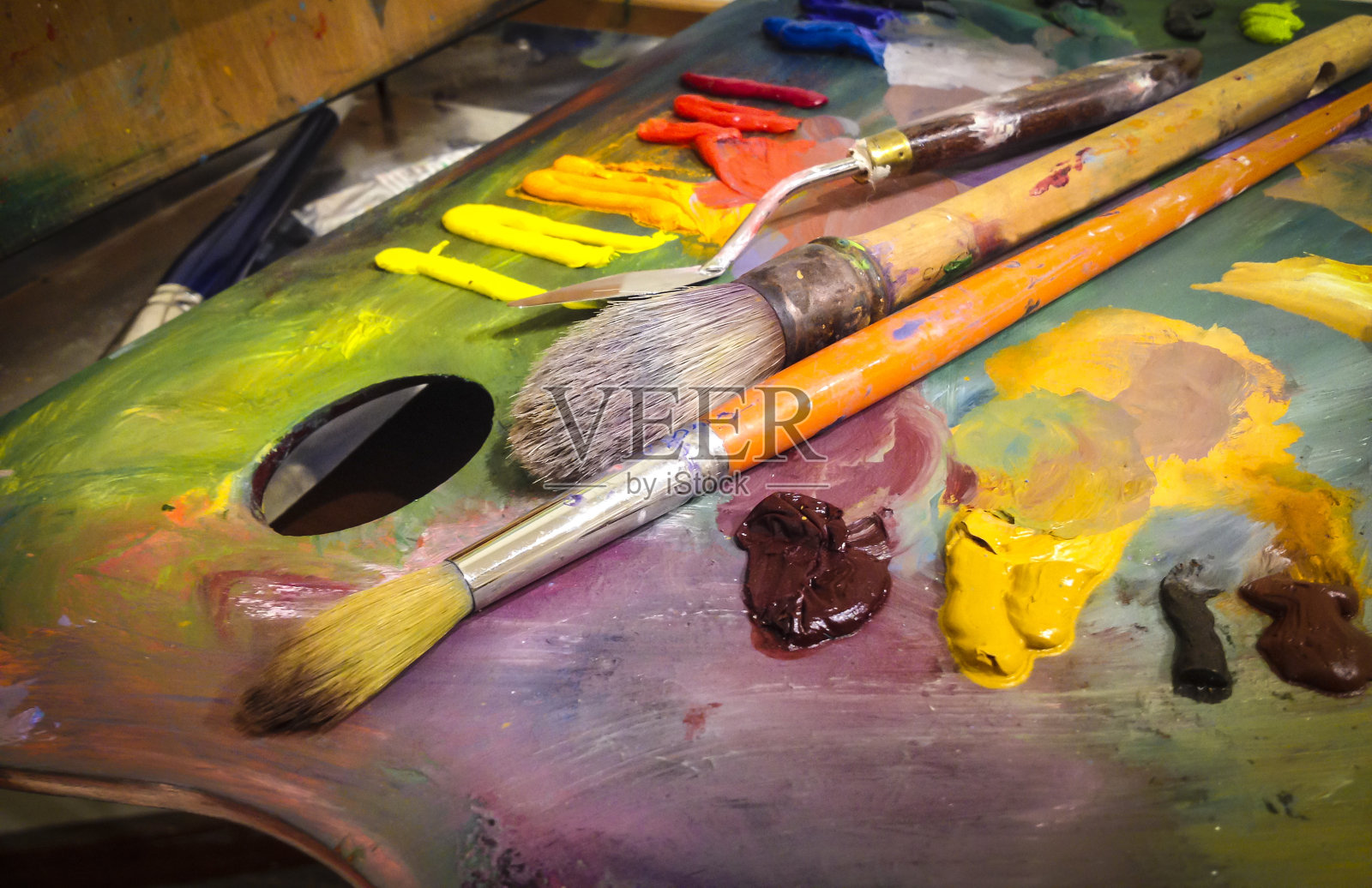 艺术家的调色板照片摄影图片