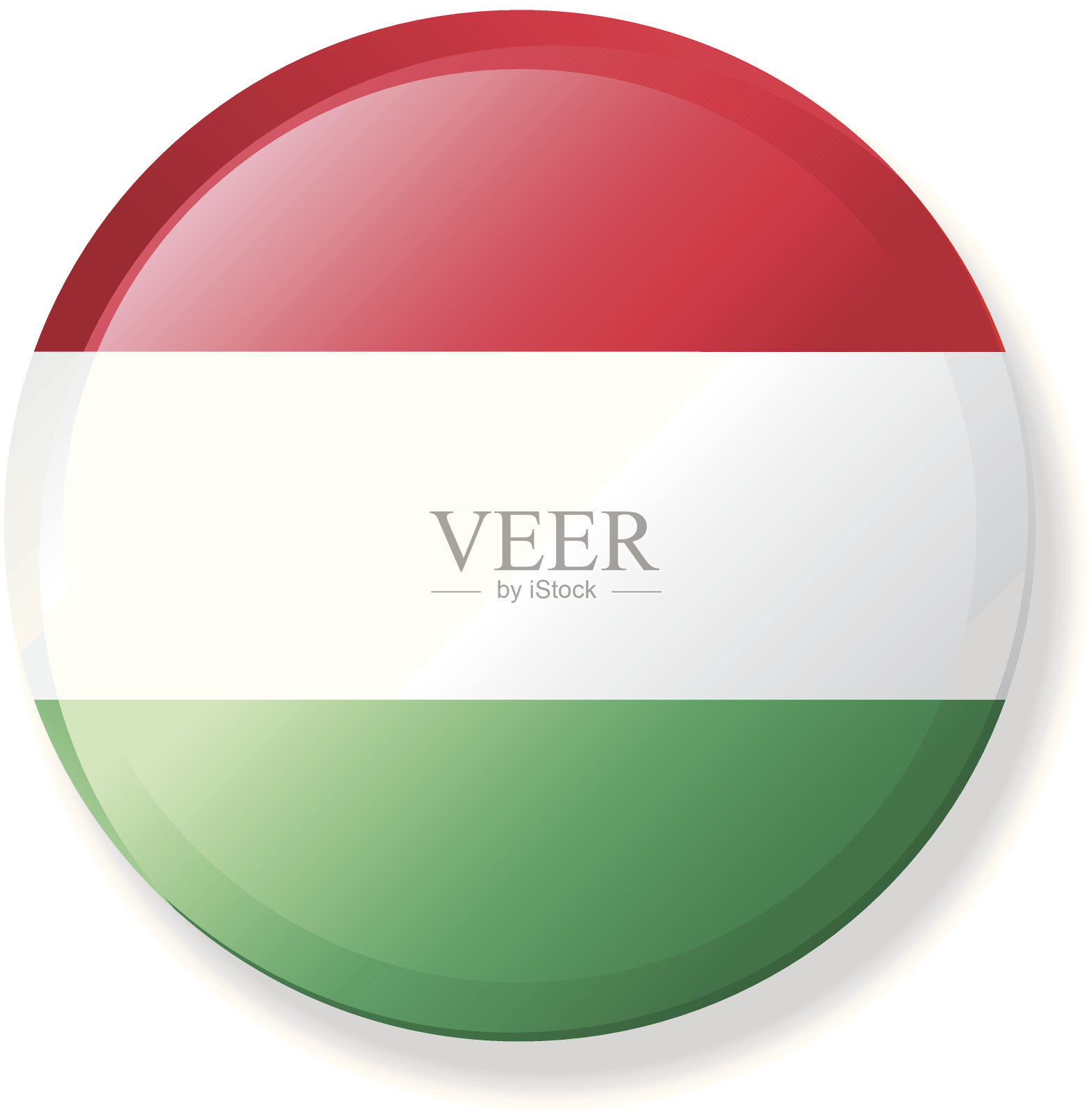 旗帜翻领纽扣-匈牙利插画图片素材