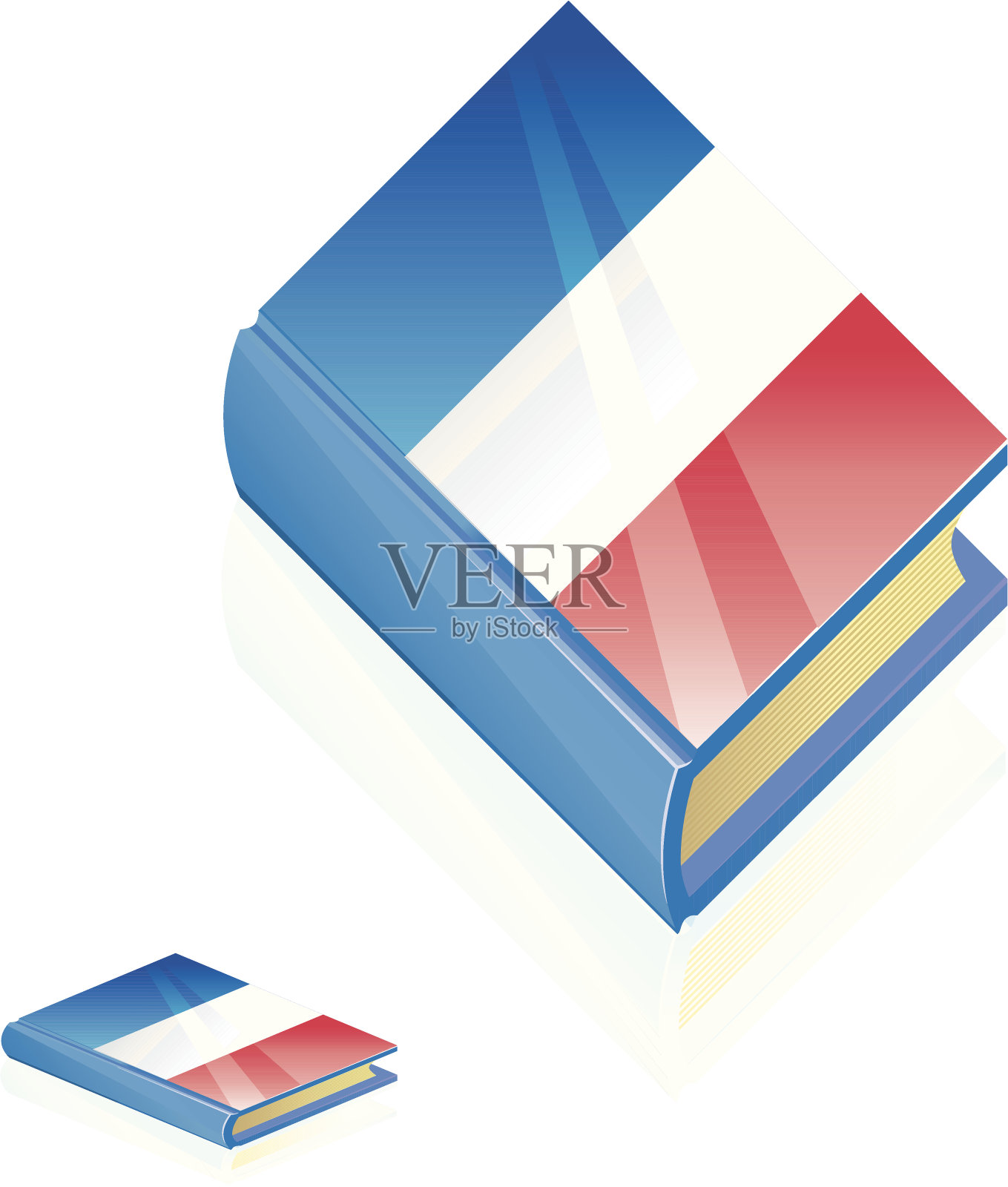 法国书图标插画图片素材