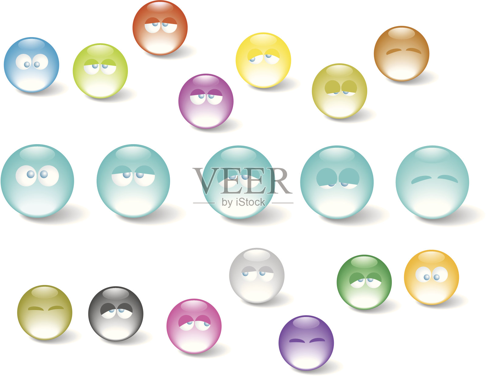 沉睡的图标插画图片素材