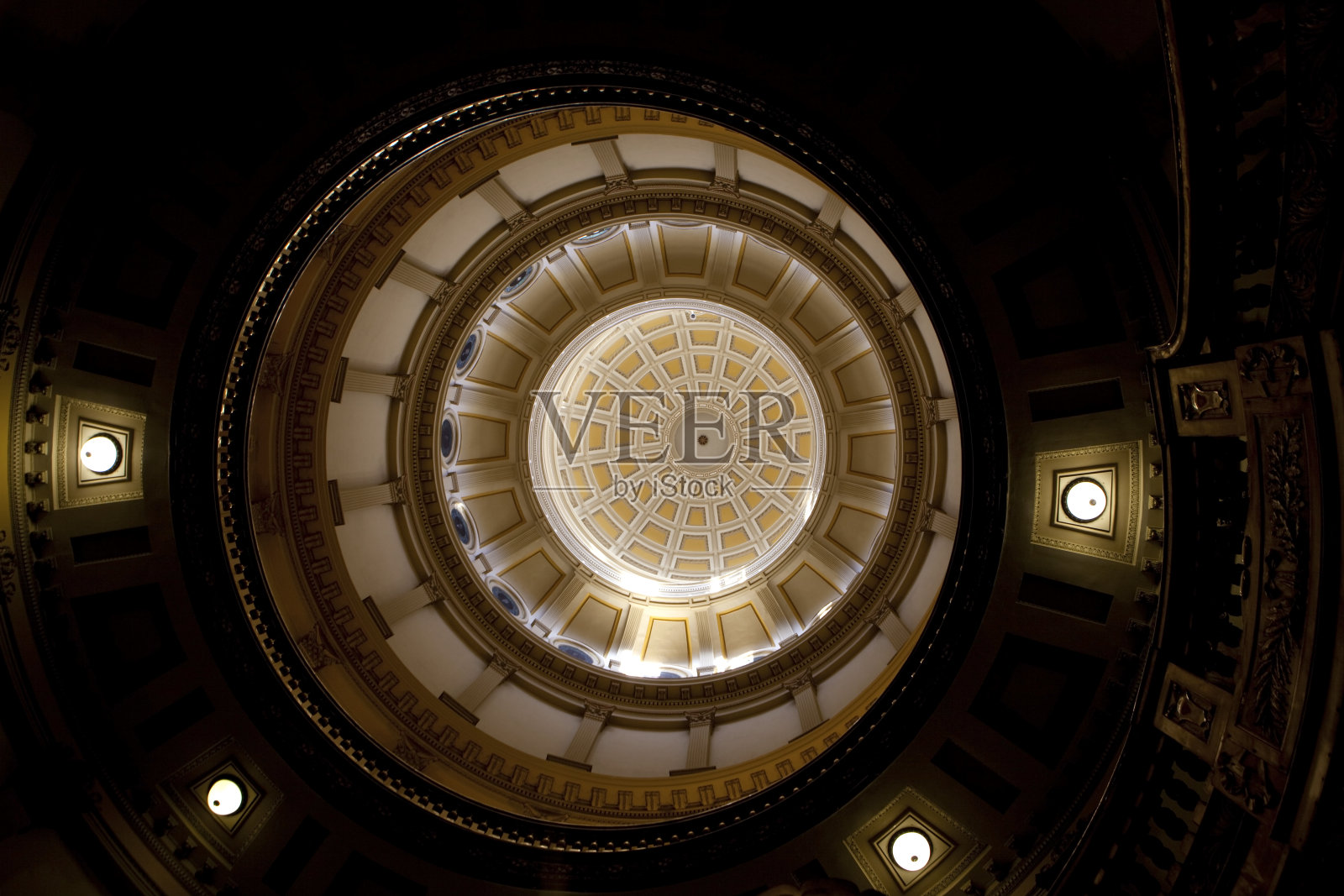 在丹佛的科罗拉多州国会大厦内照片摄影图片