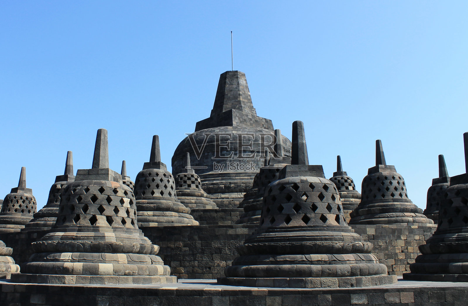 印度尼西亚婆罗浮屠寺庙照片摄影图片