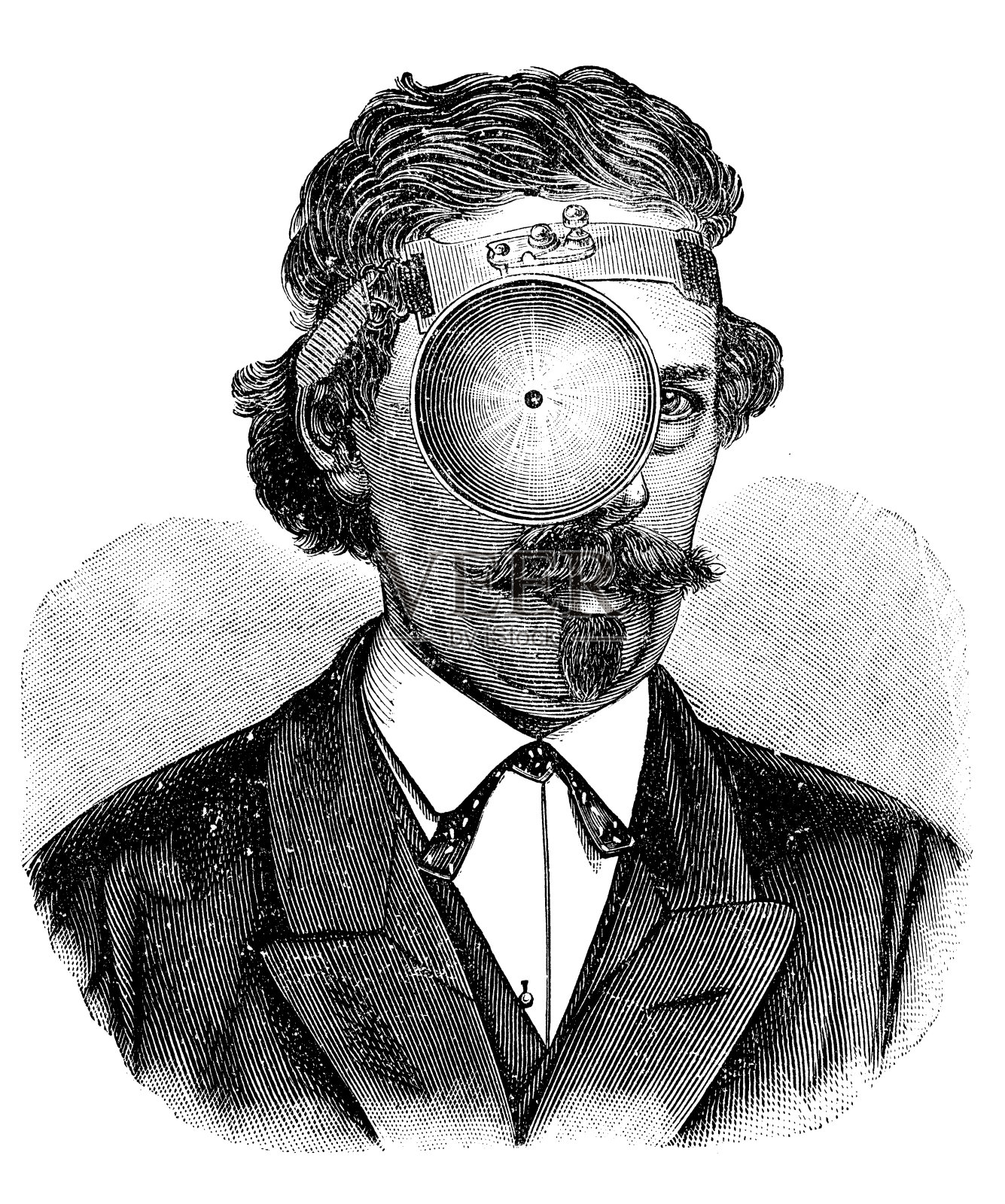 古董插图的医疗工具插画图片素材