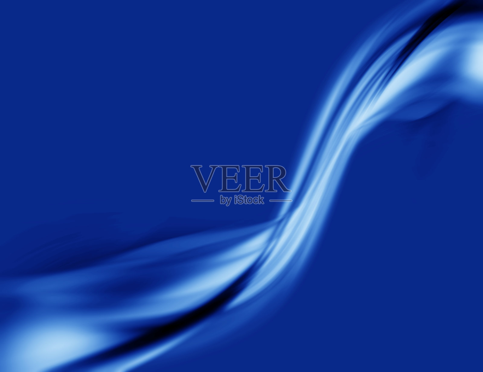 蓝色曲线抽象背景照片摄影图片