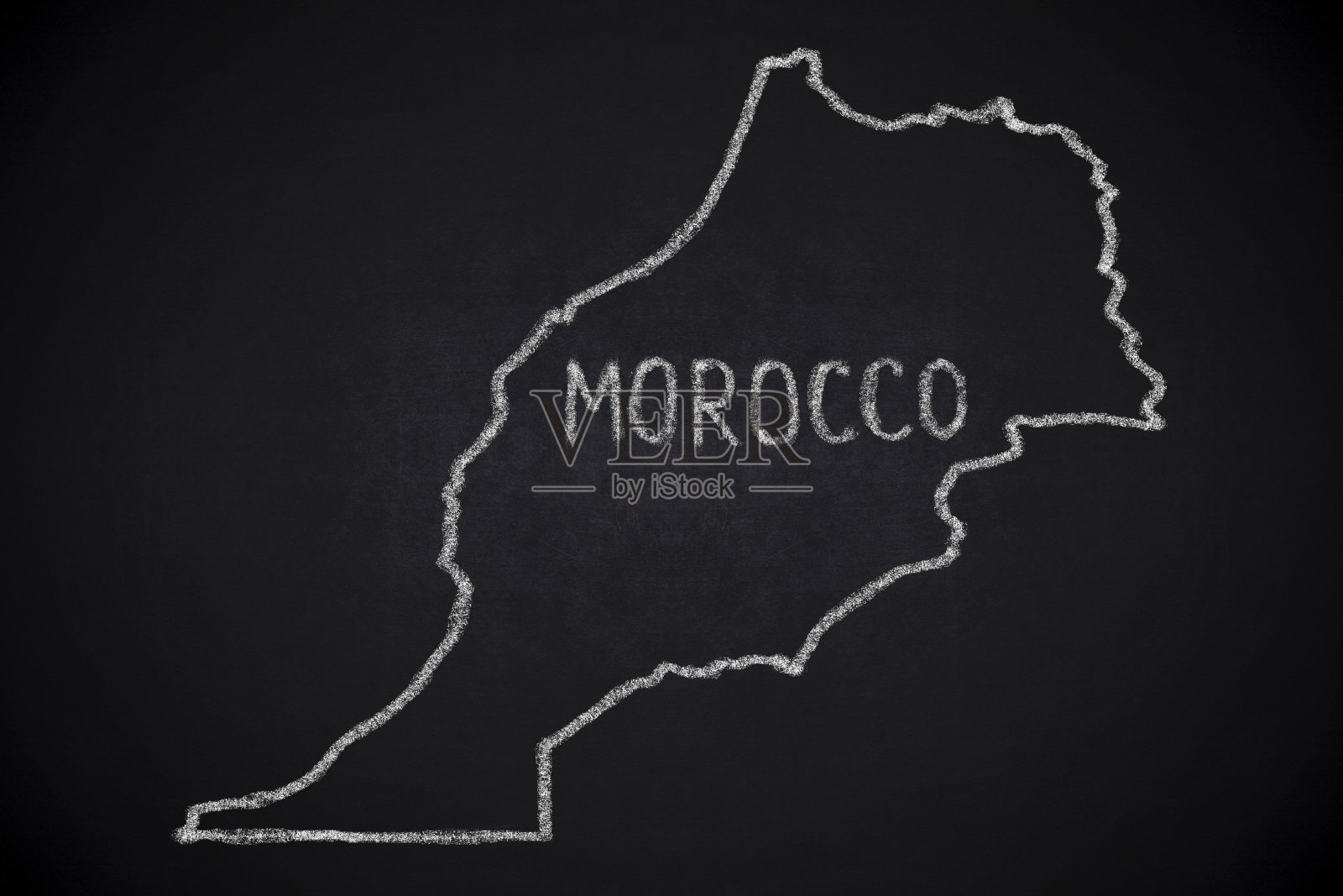 非洲摩洛哥地图照片摄影图片