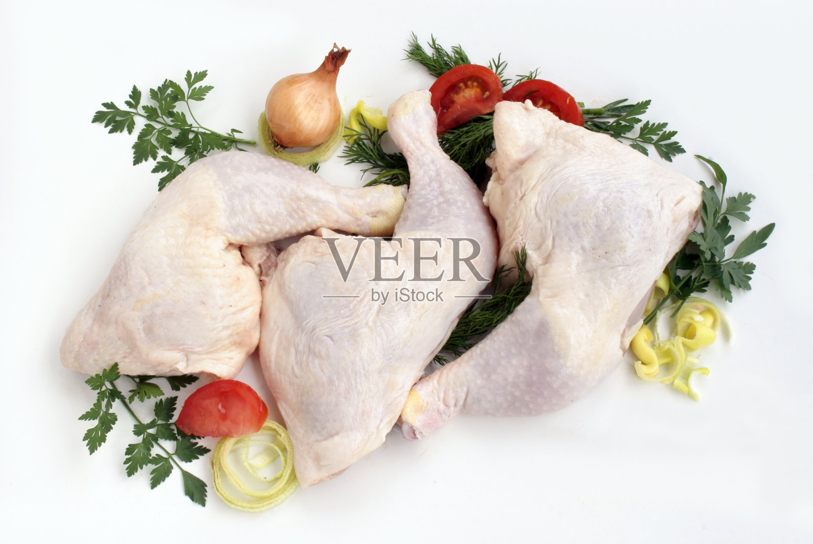 烹饪前生鸡腿照片摄影图片