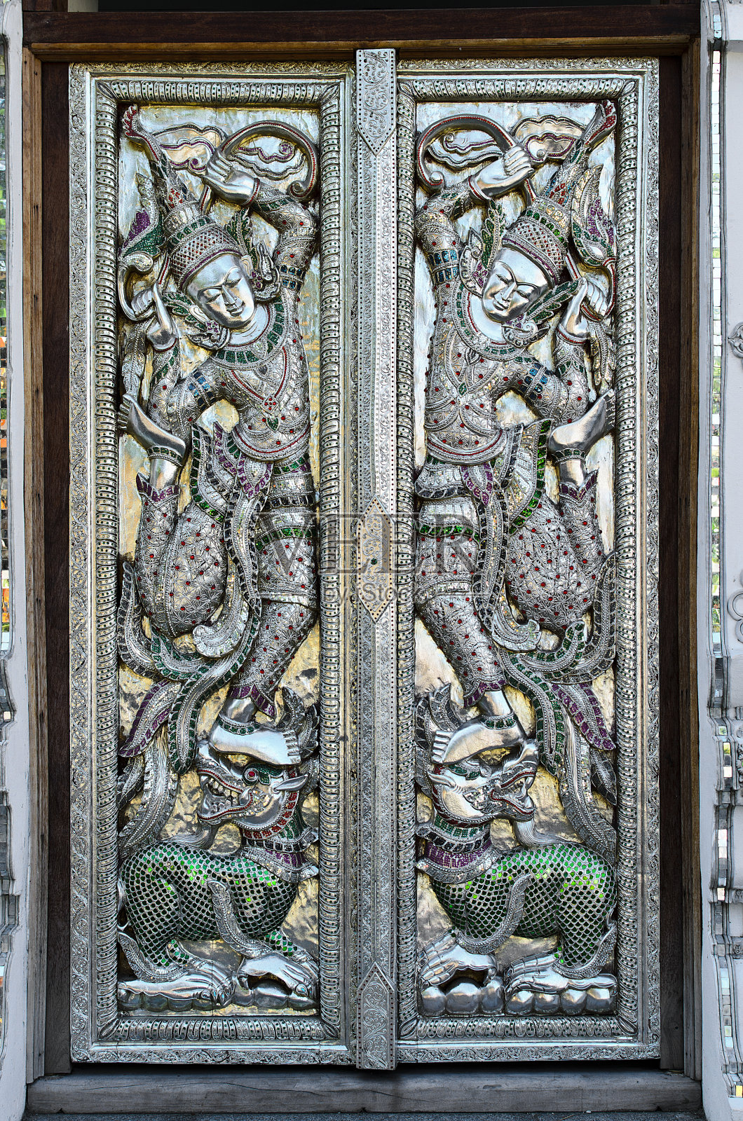 泰国古门寺Wat Intakheel寺照片摄影图片