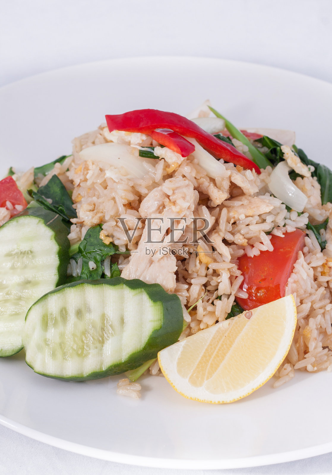 泰国炒饭照片摄影图片