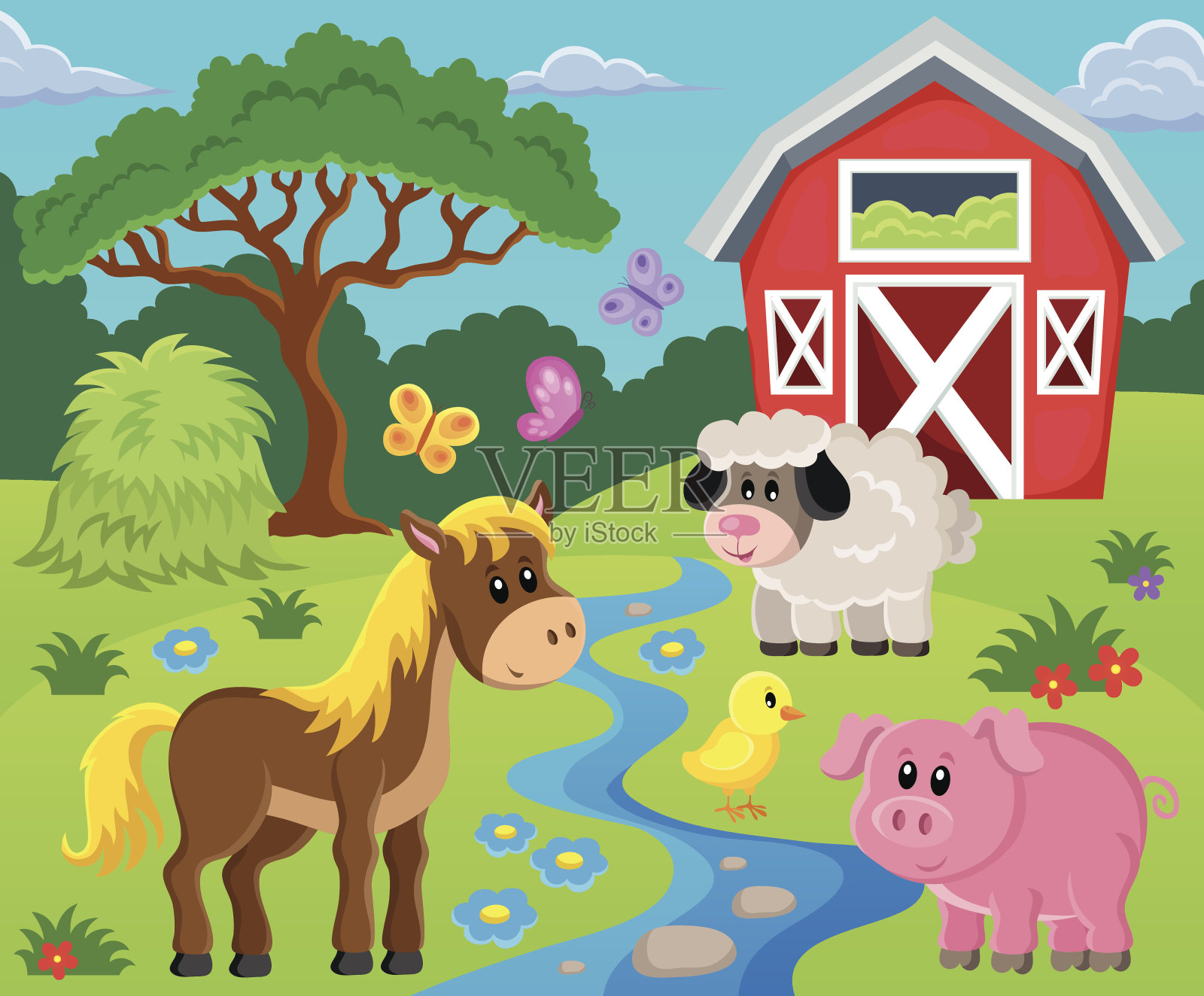农场主题图像1插画图片素材