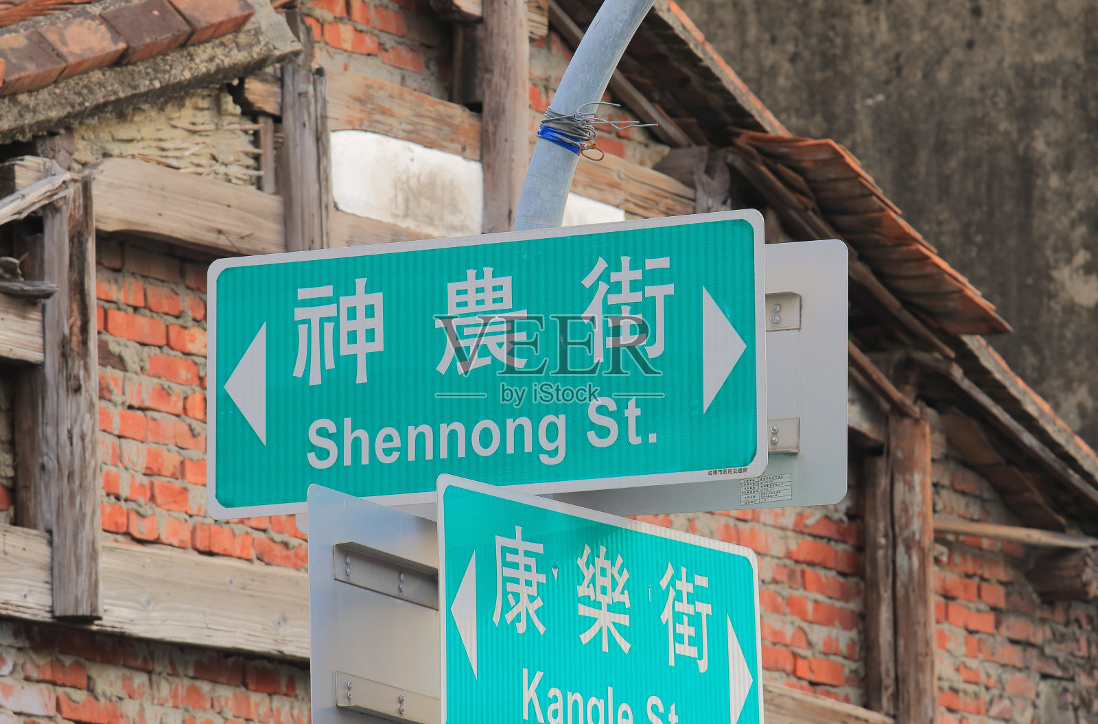 台湾台南神农历史街照片摄影图片