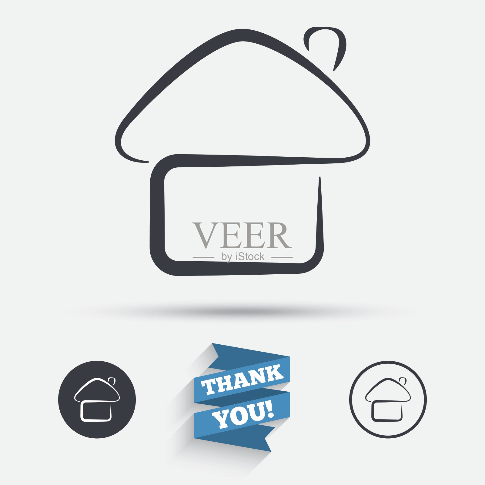 家里信号图标。主页按钮。导航图标素材