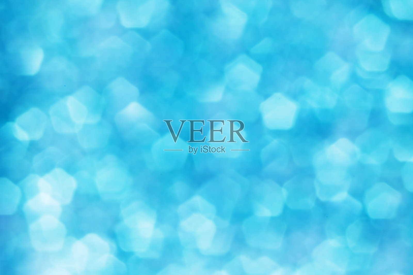 抽象背景蓝色散景。美丽的背景粒子。插画图片素材