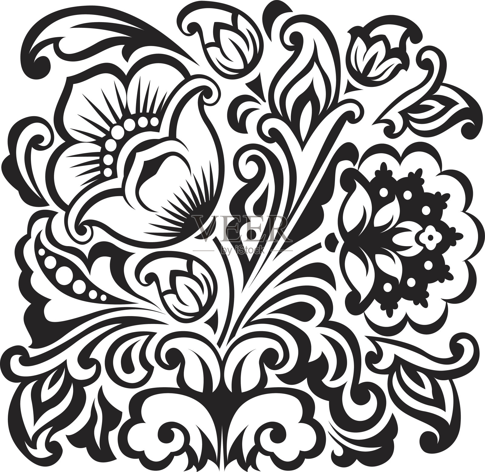 花插画图片素材