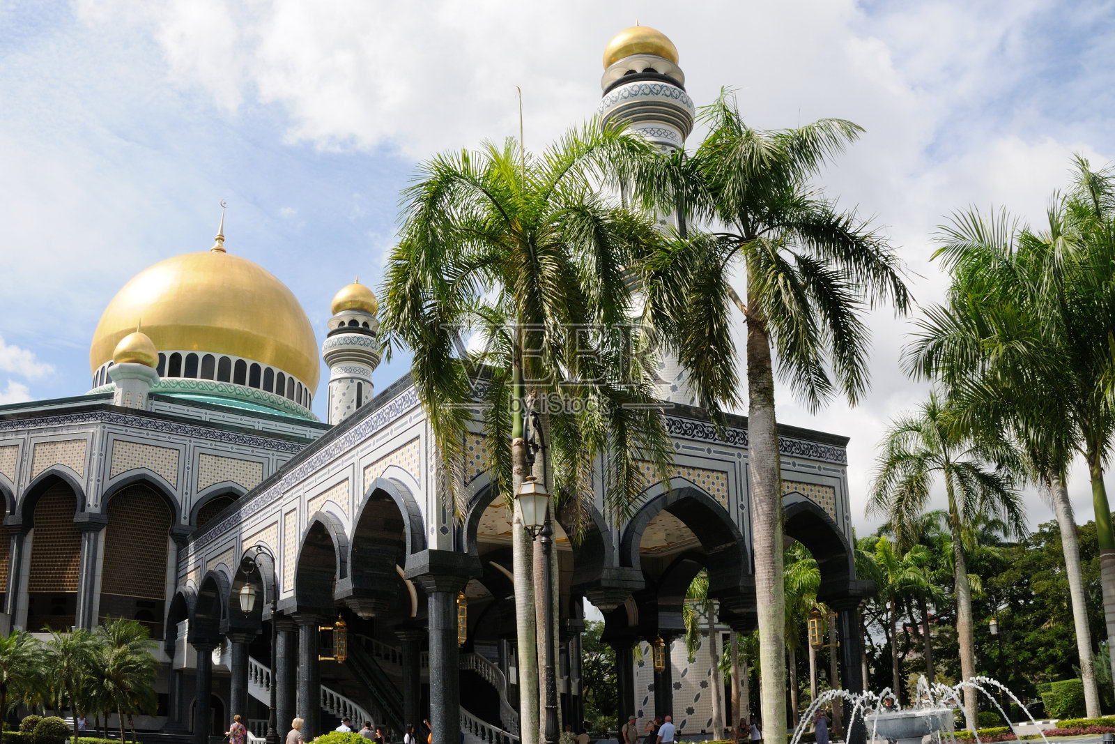 清真寺在文莱照片摄影图片