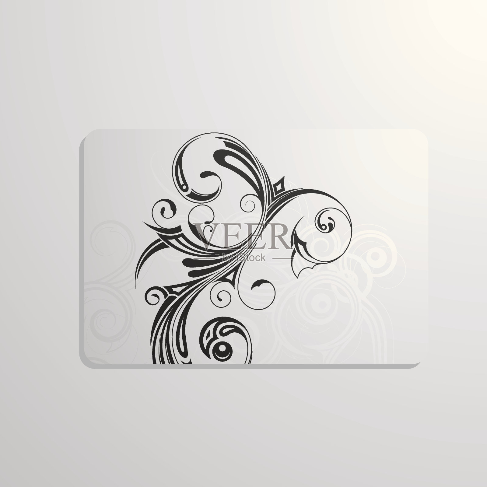 名片插画图片素材