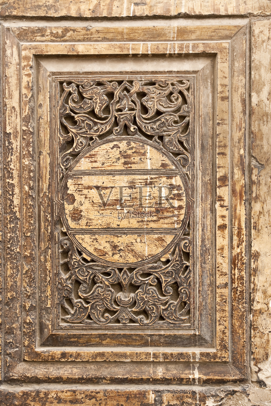 清真寺墙壁上的装饰照片摄影图片