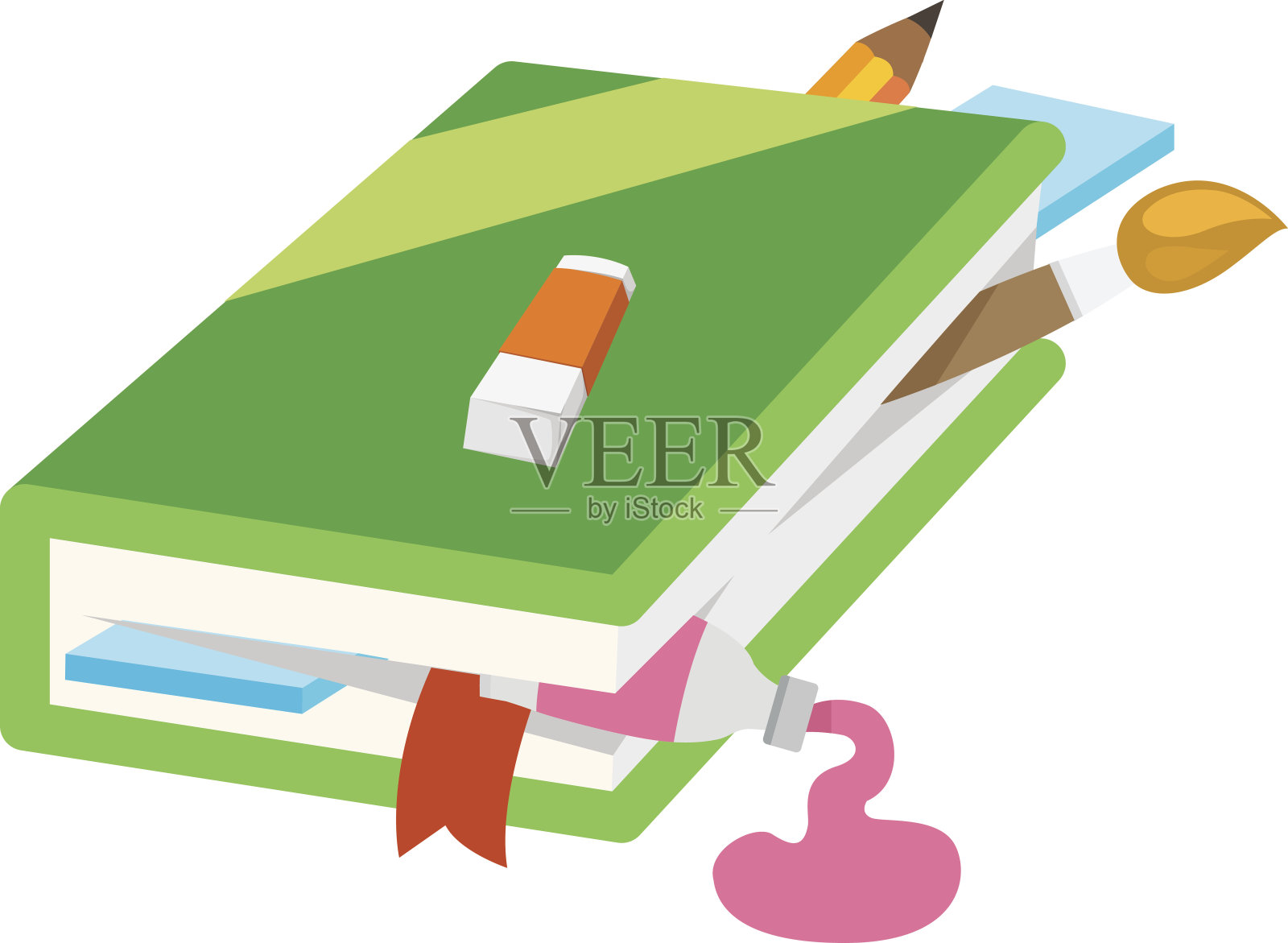 收书,说明插画图片素材