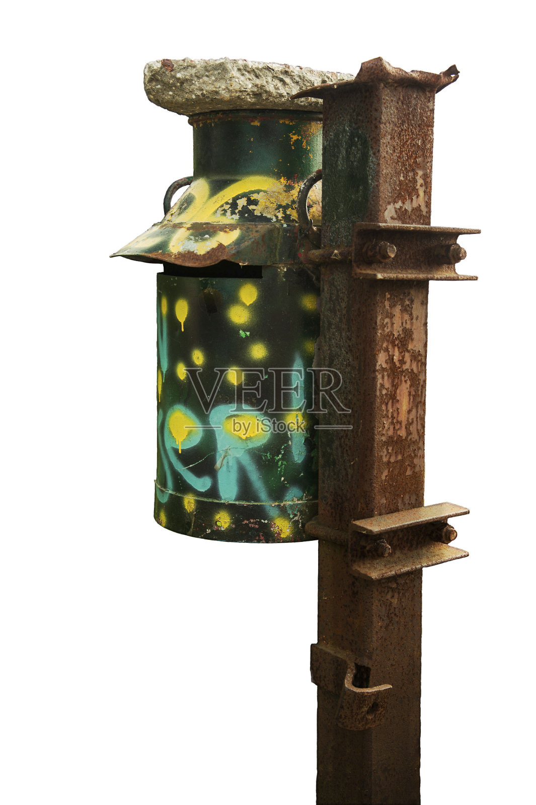 自制铁邮筒照片摄影图片