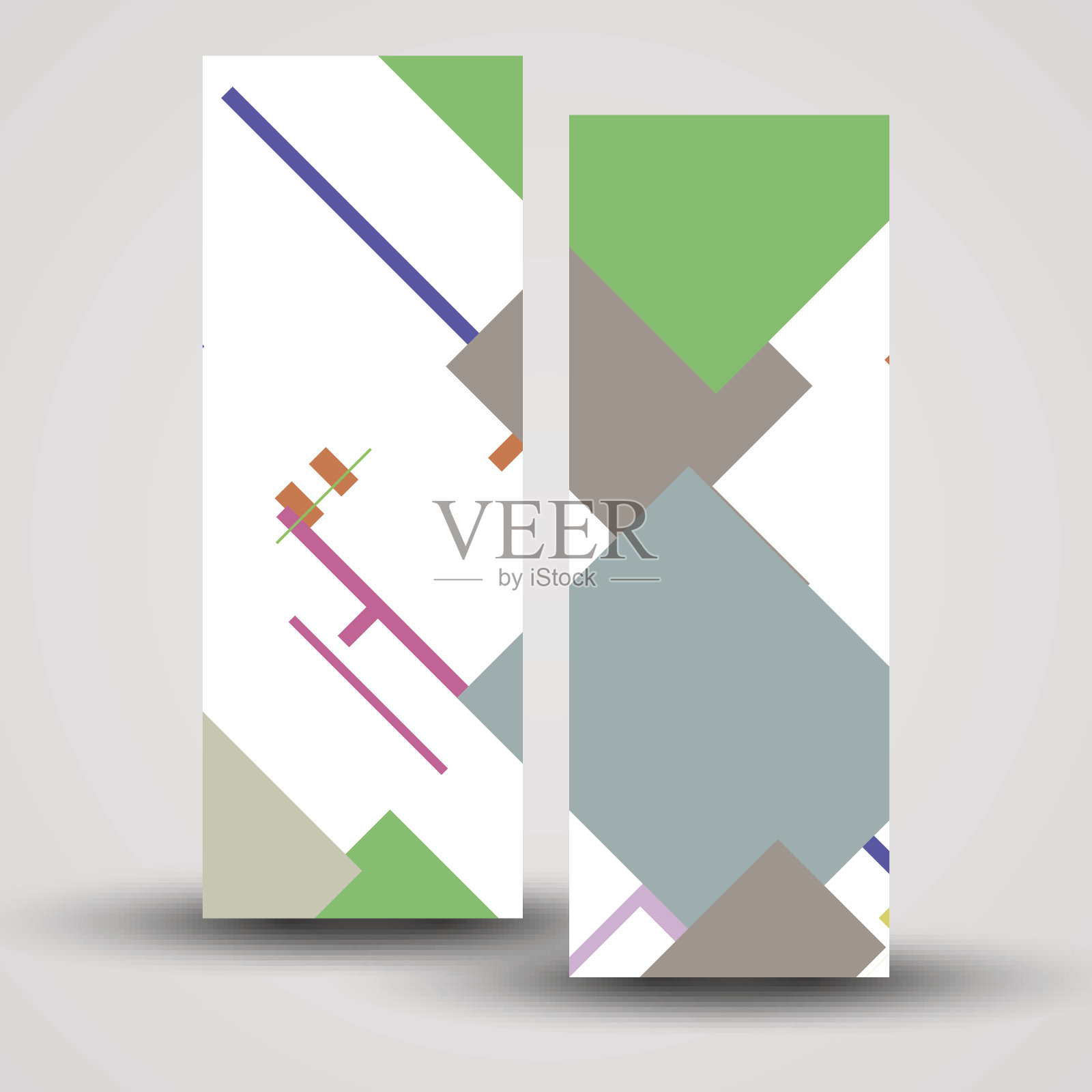 为您的设计设置的向量横幅插画图片素材