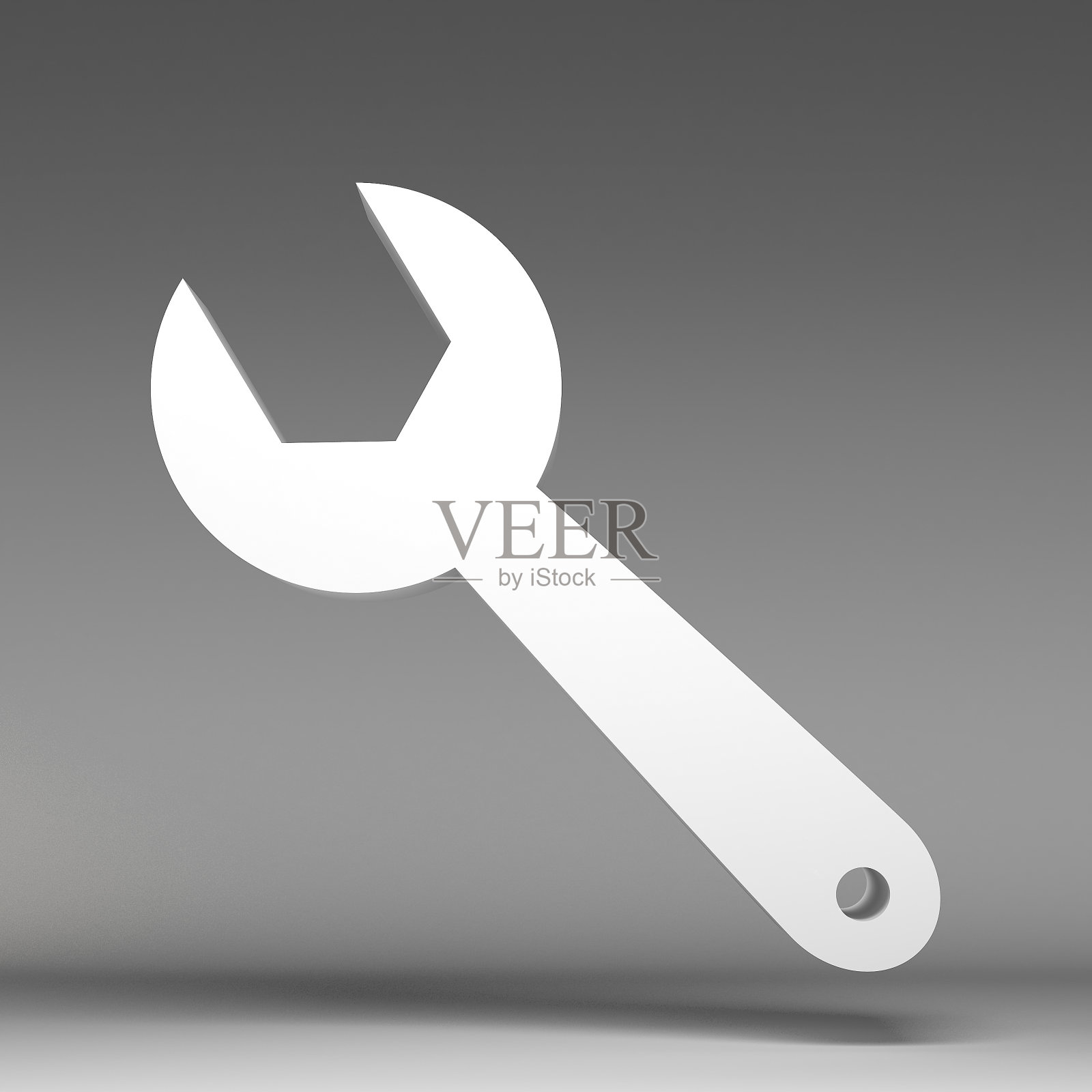 3 d扳手图标照片摄影图片