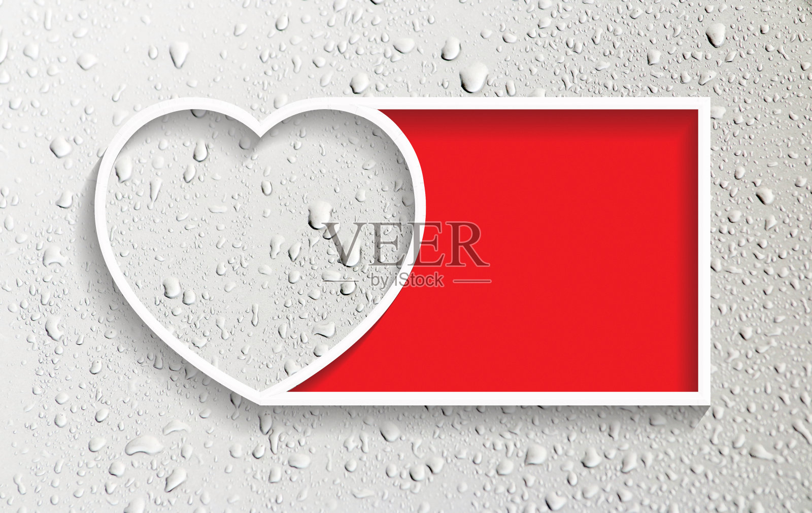 抽象的心形和框架与空白的文本照片摄影图片