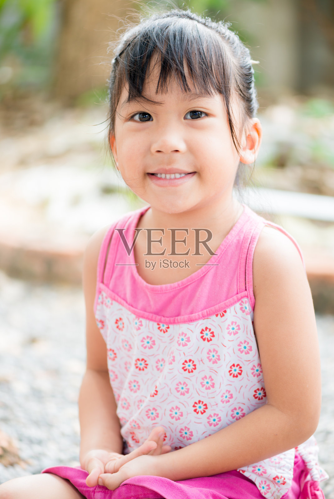 可爱的亚洲微笑照片摄影图片