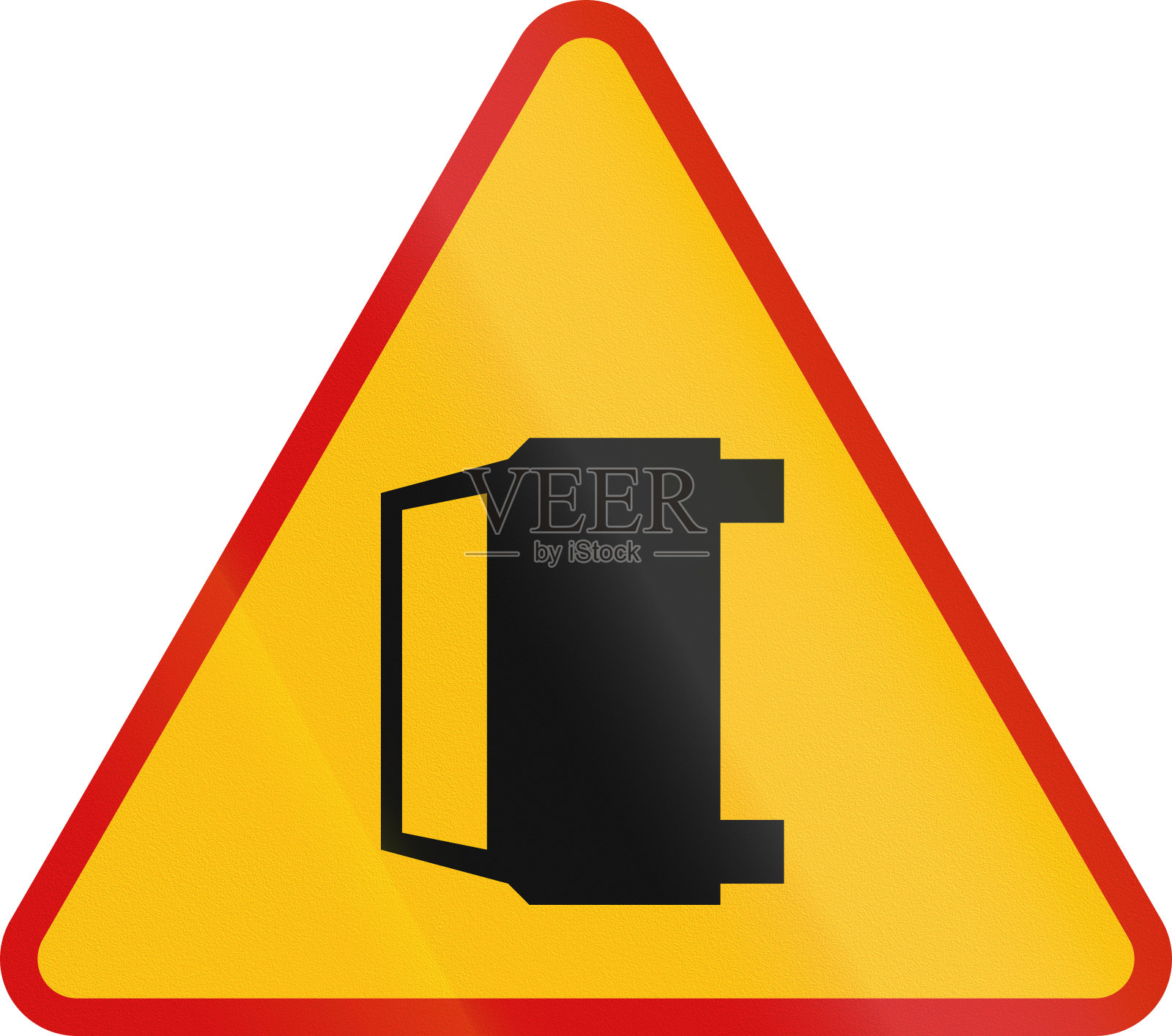 事故警告波兰照片摄影图片