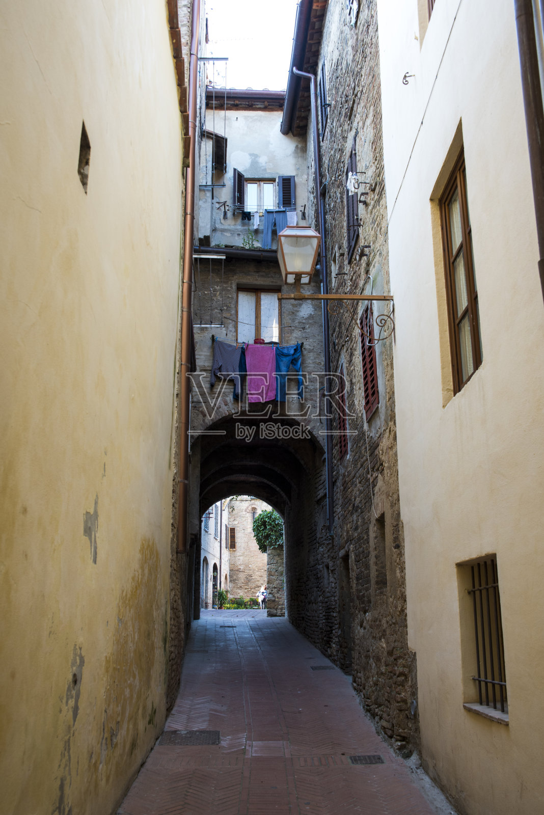 圣Gimignano。托斯卡纳。意大利。欧洲。照片摄影图片