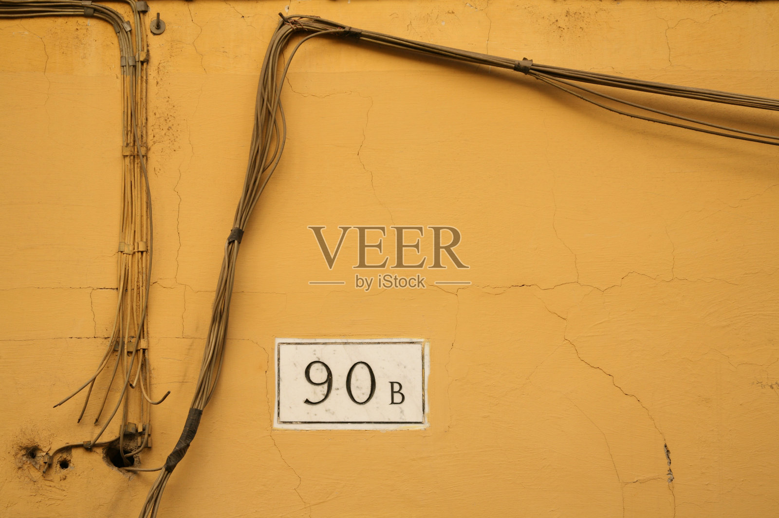 黄色罗马垃圾墙纹理- XL照片摄影图片