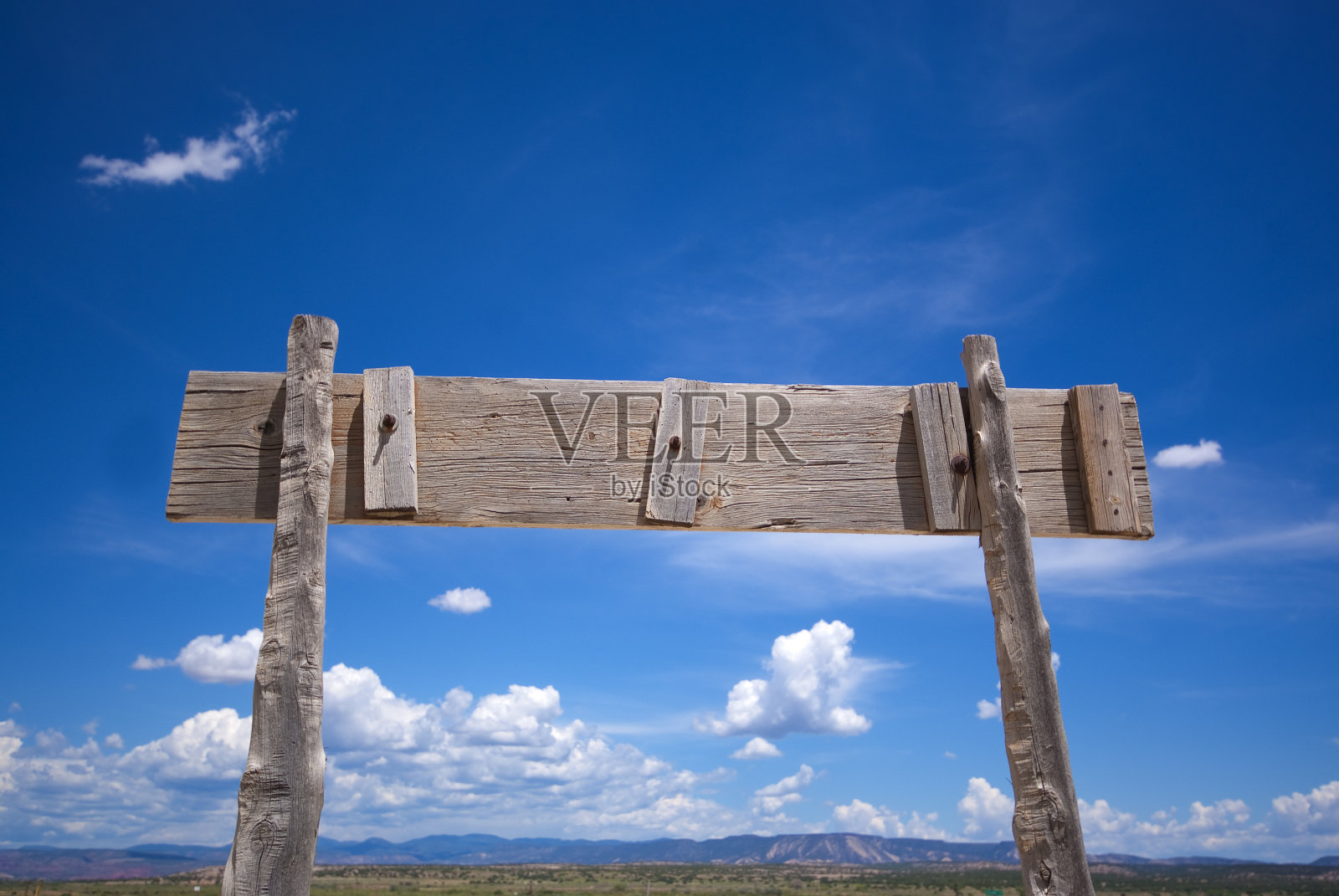 木材标志沙漠天空景观照片摄影图片