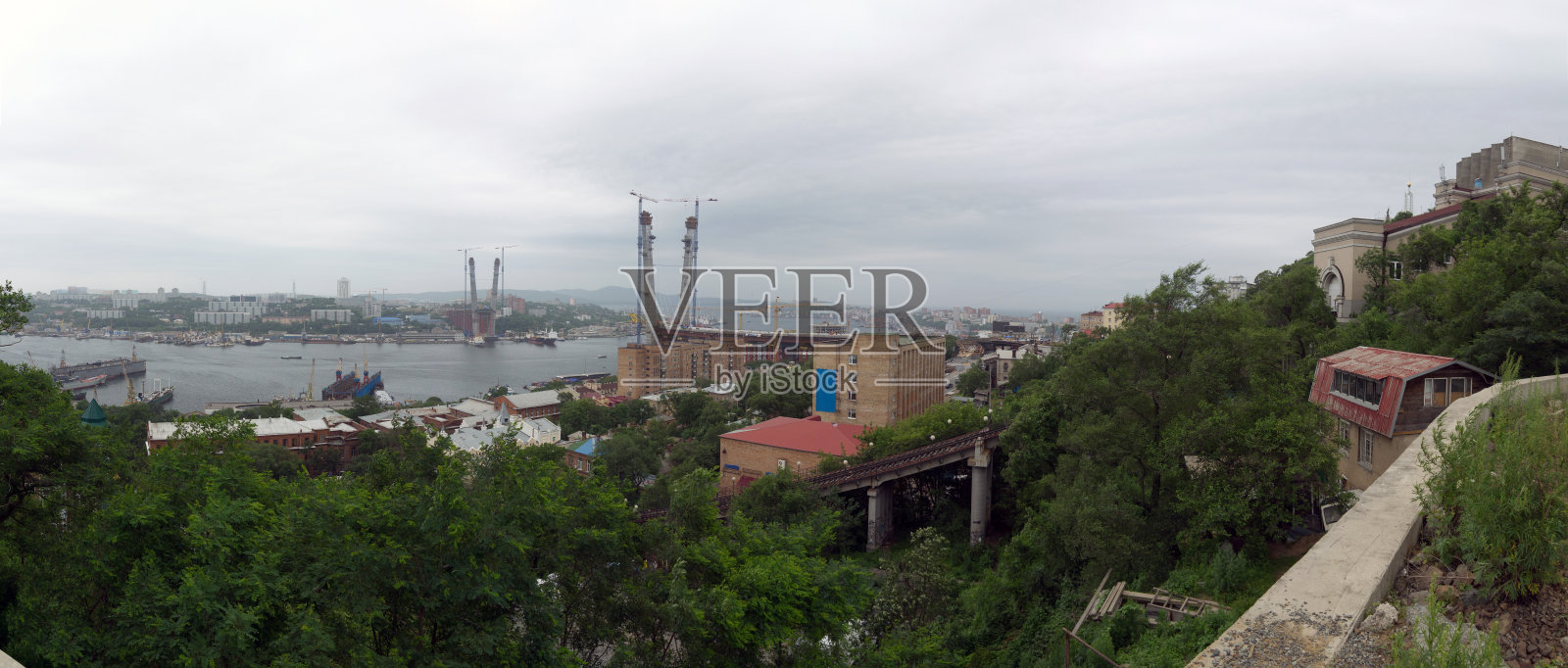 符拉迪沃斯托克港照片摄影图片