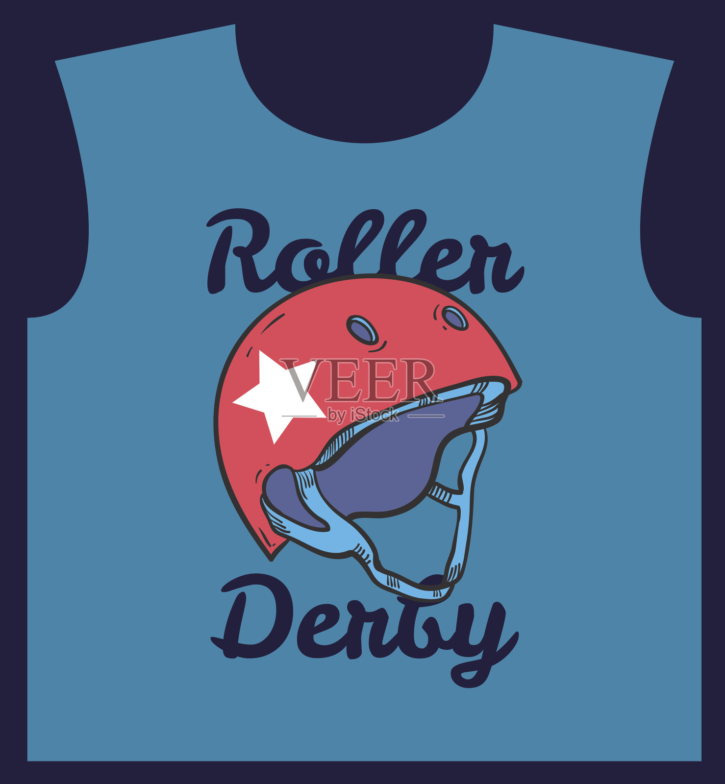 轮式头盔排版,t恤图形,矢量插画图片素材