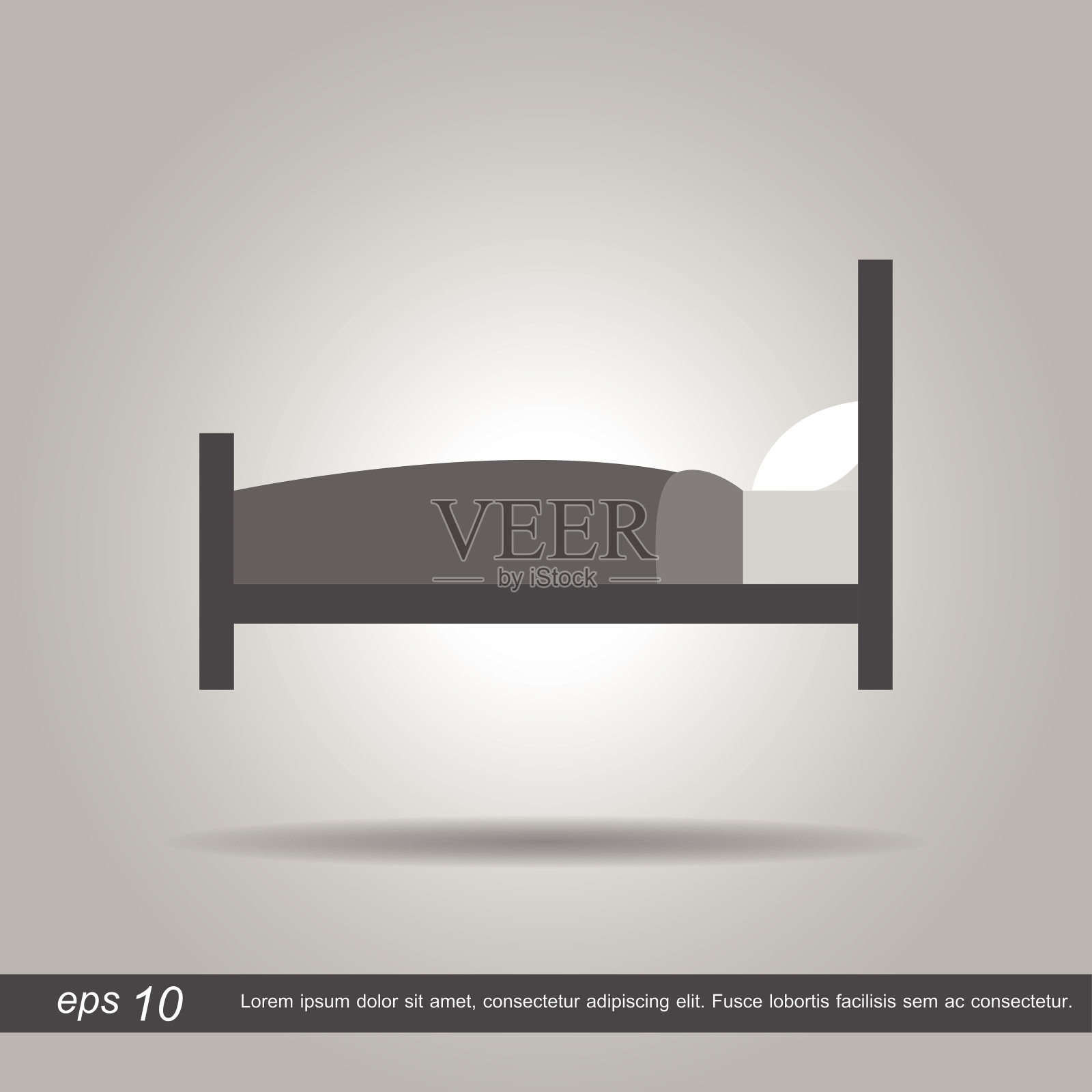 床向量插图eps10插画图片素材