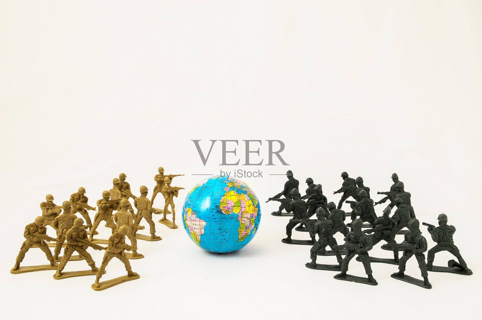 塑料带领士兵照片摄影图片