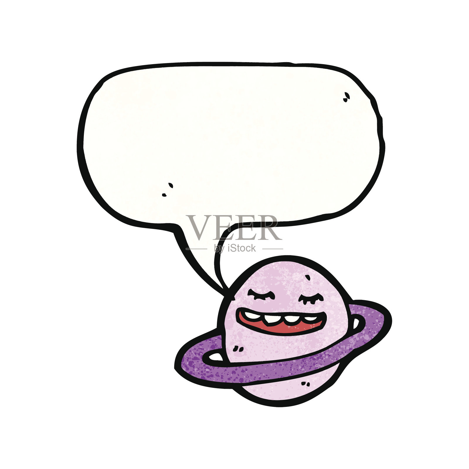 卡通快乐星球插画图片素材